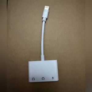 3/$10!  Apple Lightning Adapter 3-in-1 Headphones and Charger for iPhone